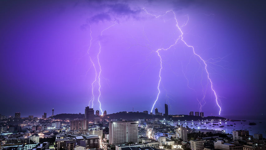thunder storms